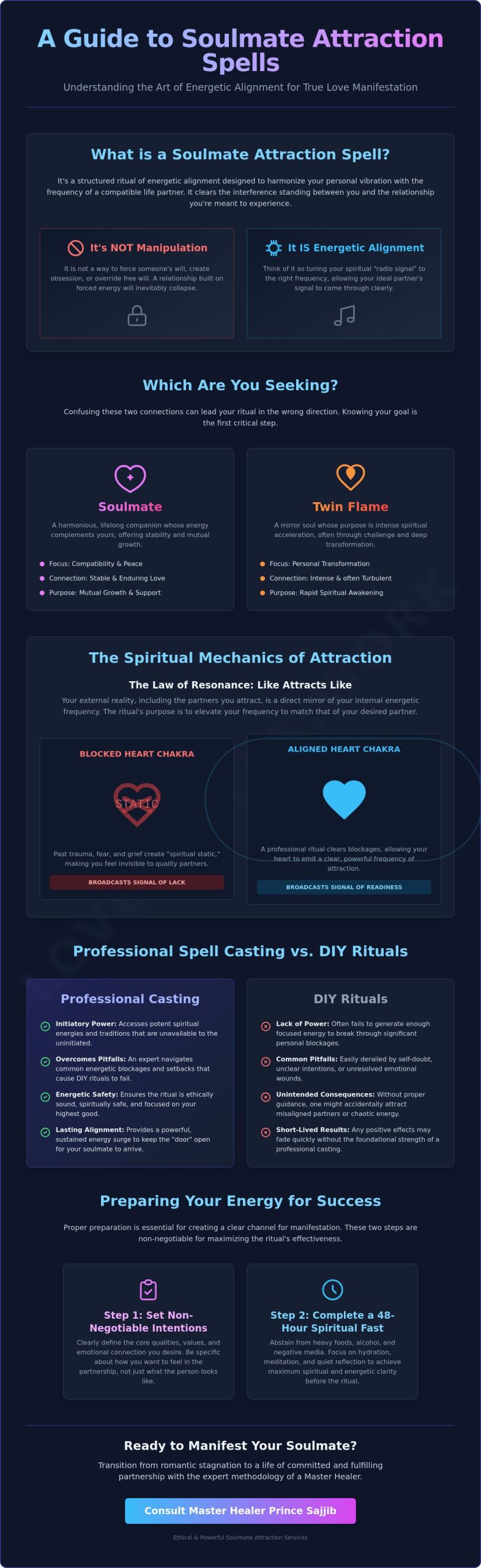 Soulmate Attraction Spell: The Definitive Guide to Love Manifestation Rituals
