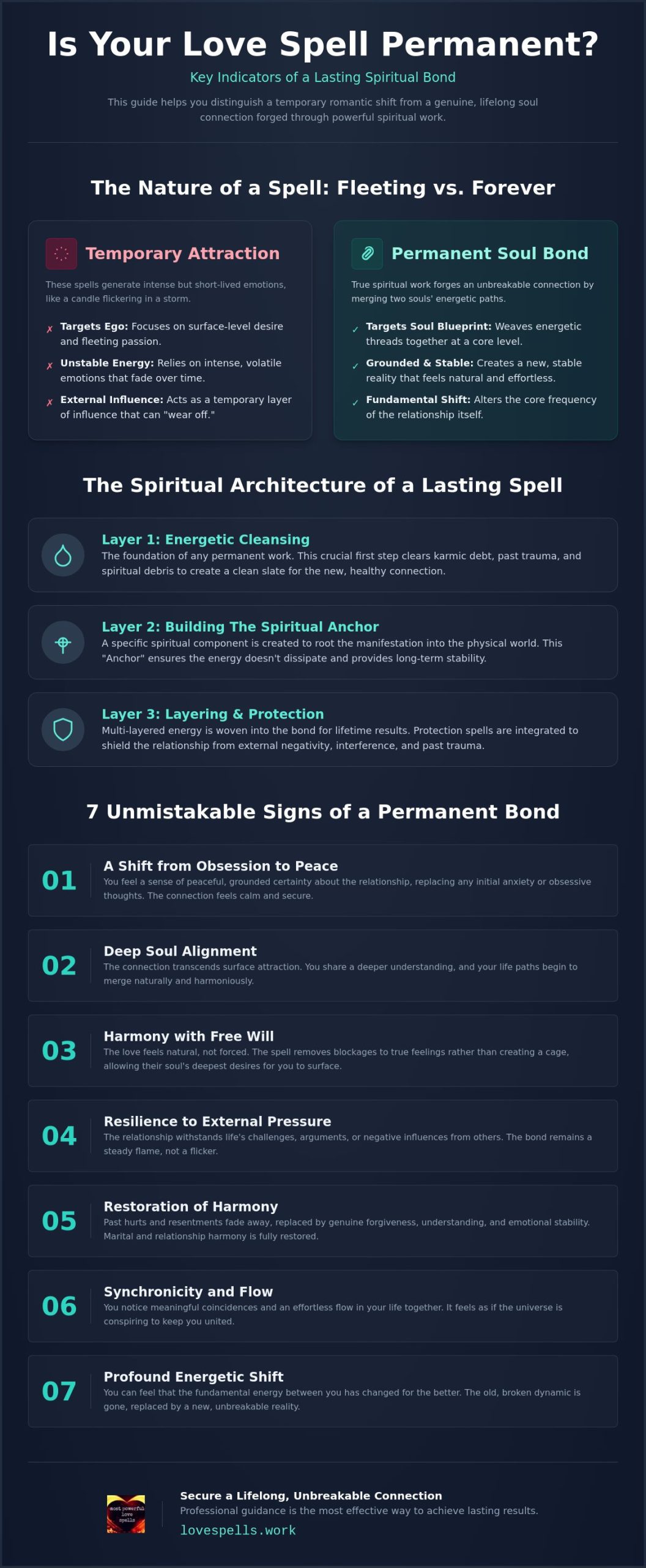 How to Know if a Love Spell is Permanent: 7 Signs of Lasting Manifestation
