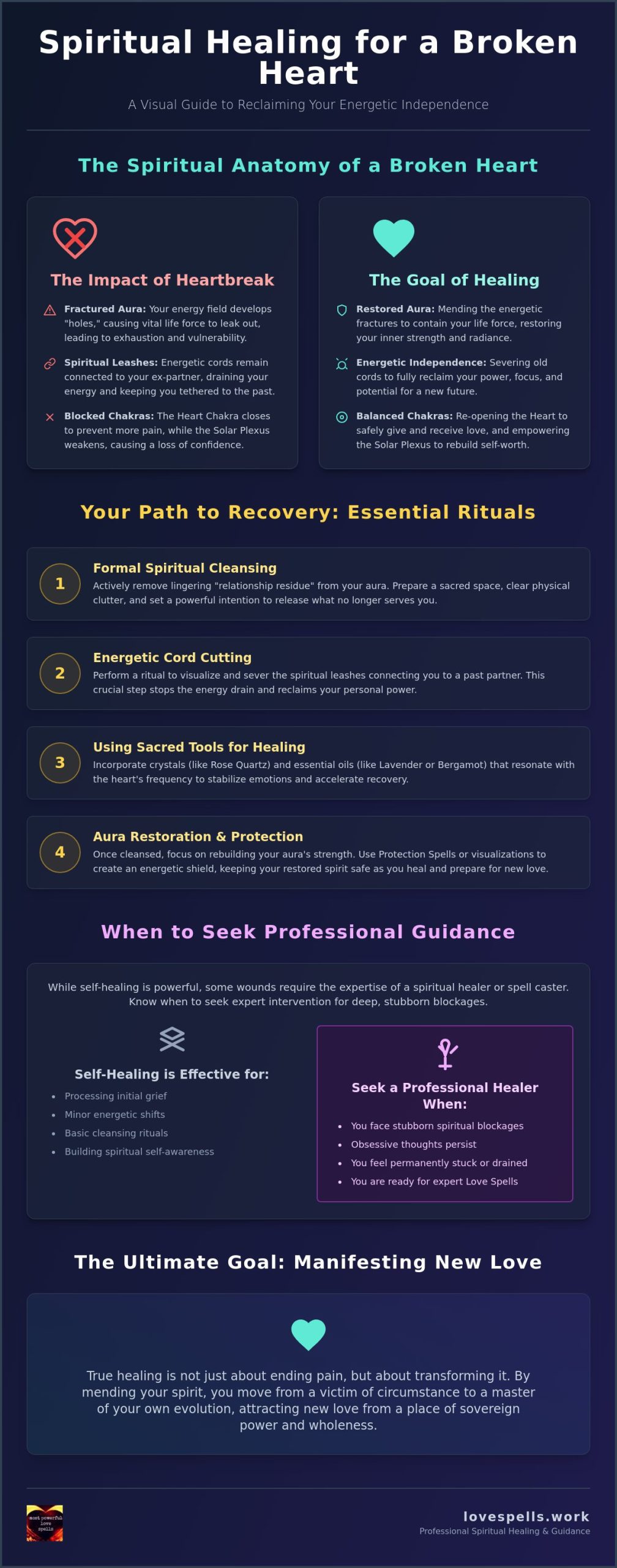 Spiritual Healing for a Broken Heart: A Guide to Energetic Recovery