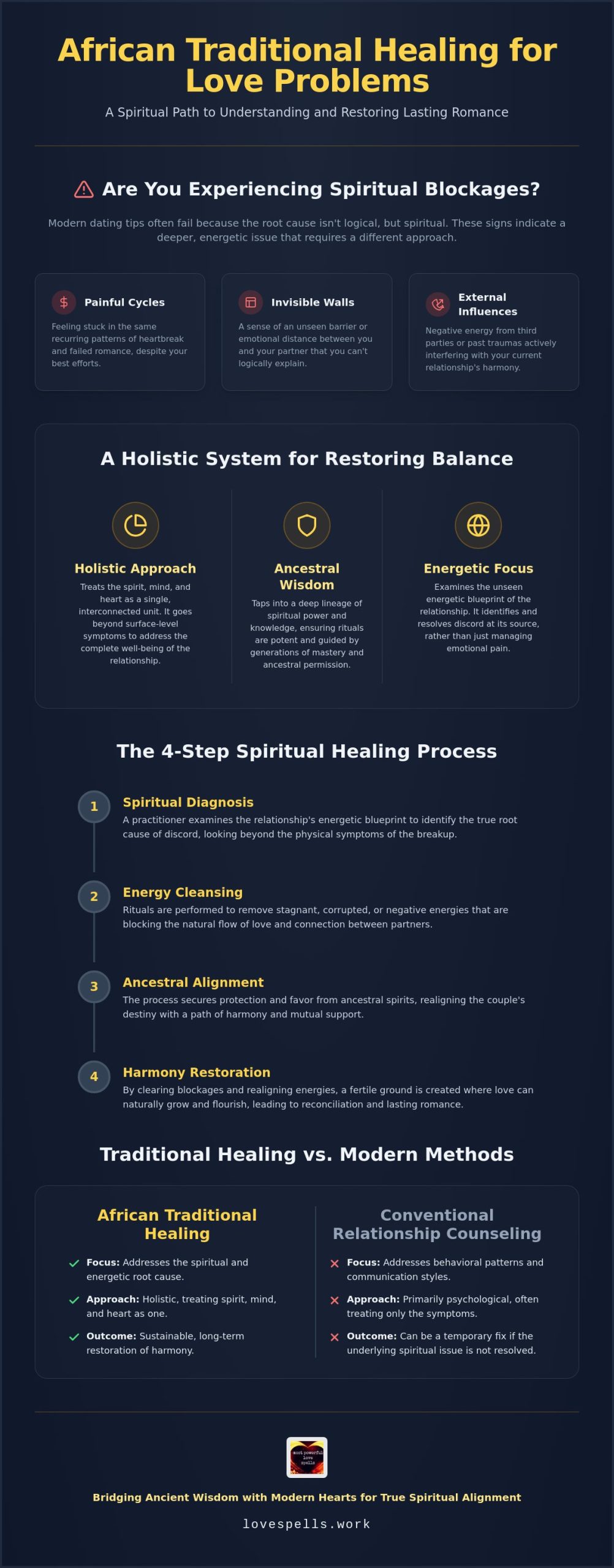 African Traditional Healing for Love Problems: A Spiritual Path to Lasting Romance